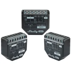 SHELLY WLAN-Schaltaktor 2PM Gen4, 2 Kanal, WLAN, Matter, Bluetooth, 3 Stück