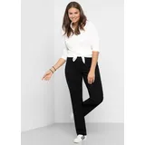 sheego Stretch-Hose Schwarz 46