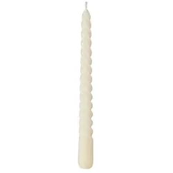 BOLTZE Stabkerze Twisto 6tlg. Wachs Beige Creme