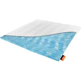 Meos® Gel-Schaum Topper 180x200cm für Matratzen & Boxspringbett - Made in Germany - hohes RG50 - Bezug bis 60°C waschbar - Matratzenauflage (180 x 200 cm) Weiß