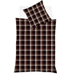 fleuresse Bettwäsche »Lech 4308«, Edelflanell, Baumwolle, in Gr. 135x200, 155x220, 200x200cm fleuresse toffee B/L: 240 cm x 220 cm