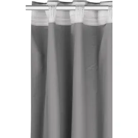 MY HOME »Velvet uni« Multifunktionsband 2 Stk. tlg. Samt, 2-er Set, Vorhang, edel, einfarbig,