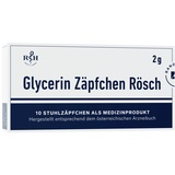 BANO Healthcare GmbH Glycerin Zäpfchen Rösch 2g, 10 Stück