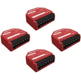 Shelly 1PM Gen3 Unterputz Relais max 16A 1 Kanal WLAN, Bluetooth, Smart-Schalter 4er Pack