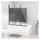 vidaXL Badewannenfaltwand 3-teilig 130x130 cm ESG Schwarz