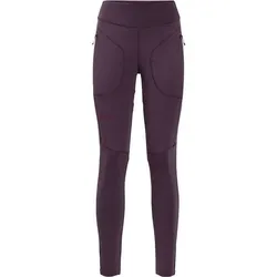 JACK WOLFSKIN Damen Hose SALMASER TIGHTS W, Grapevine, XL