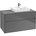 Waschtischunterschrank C01500FP 100x54,8x50cm, Waschtisch rechts, Glossy Grey