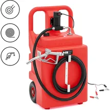 MSW Mobile Tankstelle mit elektrischer Pumpe, und Räder 120 l