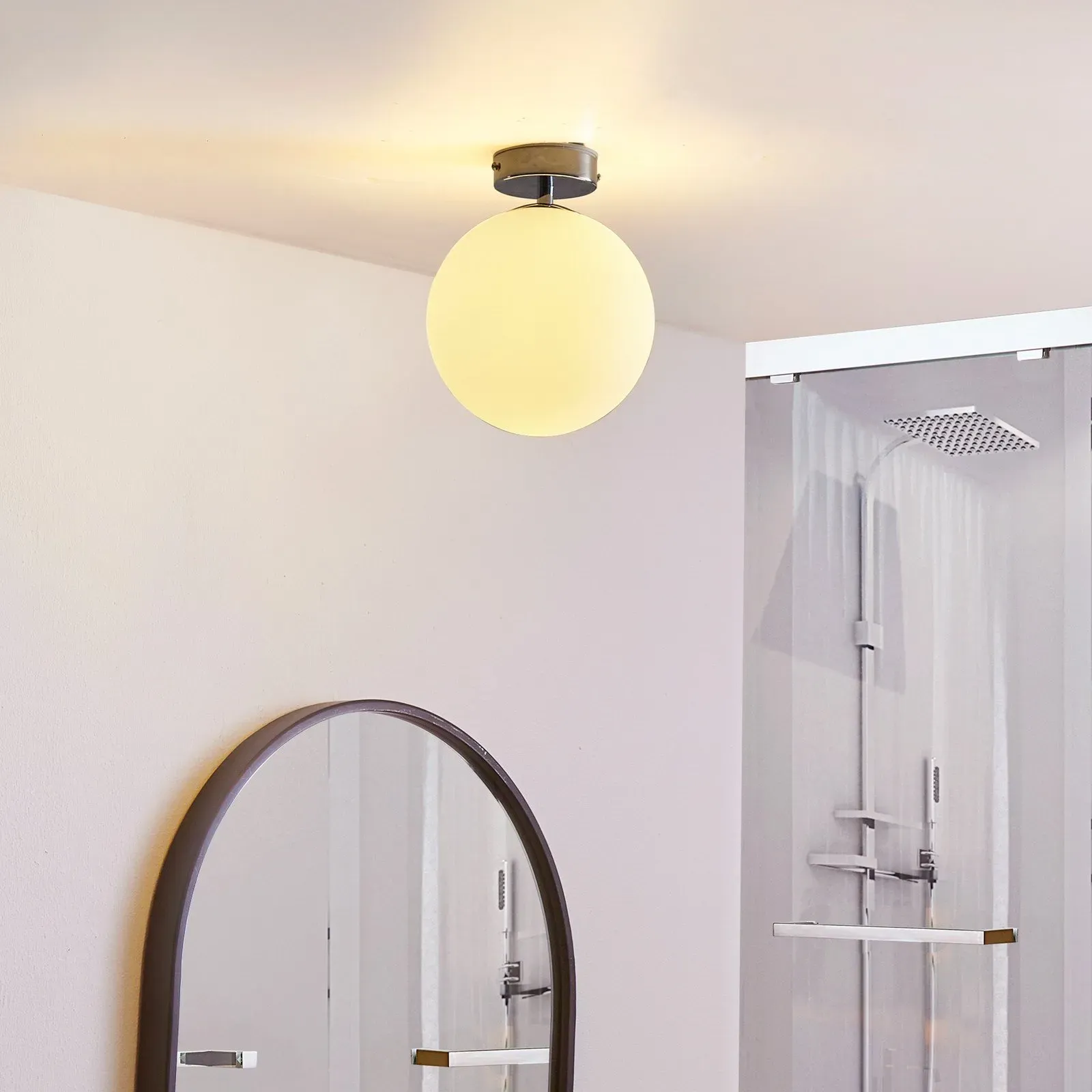 Deckenleuchte Arcchio, Maviris, Metallisch, für Badezimmer, Metall, Modern - 27.2