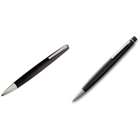 Lamy 2000 4-Farb-Kugelschreiber 401– Mehrfachkugelschreiber in der Farbe Schwarz, matt – M & 2000 Druckbleistift 101 – Bleistift in der Farbe Schwarz, 0,7mm