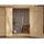 Palmako Leif Gerätehaus 234 x 95 cm Hellgrau Lackiert