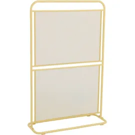 deluke Sichtschutz DOVIDA 80 x 124 cm Gelb Metall