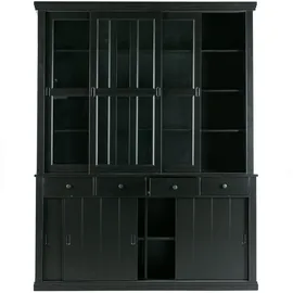 Woood Buffetschrank Lagos H 213 x B 163 cm schwarz