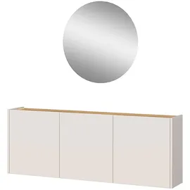 Germania GW-Libbiano 136 x 200 x 25 cm mit Spiegel / beige