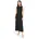 Jumpsuit mit Bindegürtel Black 46