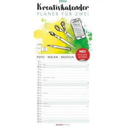 Kreativ-Kalender Planer für 2 - Kalender 2026