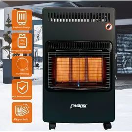 Phönix Germany Phönix Keramik Gasheizung 4,2 kW Schwarz