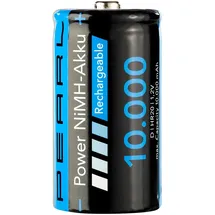 Pearl NiMH-Akku Monozelle Typ D 10000 mAh 2 St.