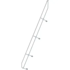 Günzburger MUNK zweiter Handlauf Aluminium-Treppe 60° 13 Stufen