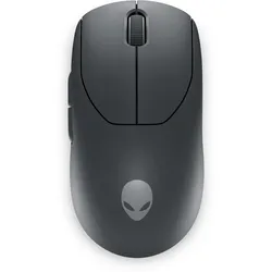 Alienware Pro Wireless-Gamingmaus mit kabelgebundener Option, Dark Side of the Moon