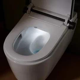 Hansgrohe LavaPura Element S Wand-Dusch-WC mit WC-Sitz Weiß