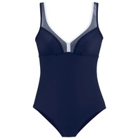 LASCANA Badeanzug Damen marine Gr.42 Cup C