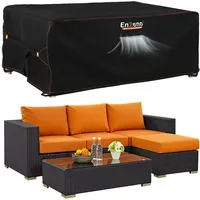 Luxuskollektion Enzeno Gartenmöbel Abdeckung 420D Oxford Wasserdicht Winterfest 200x150x74cm