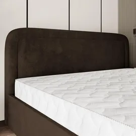 masseno Polsterbett, Braun, Holz, 140x200 cm, Schlafzimmer, Betten, Polsterbetten