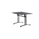 Sieger Gastro-Tisch Klapptisch 120 x 80 x 73 cm Eisengrau/Schiefer