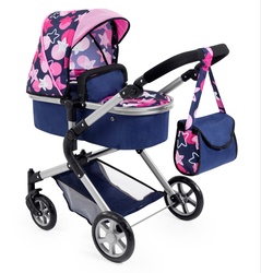 Kombi-Puppenwagen BAYER "City Neo, Blau" Puppenwagen bunt (blau, pink, rosa) Kinder Altersempfehlung Puppenwagen