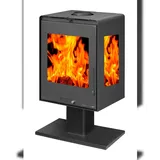 moeby24 Design-Kaminofen Klassik Kamin Ofen Kaminofen EcoDesign 6,5kW EEK A+ 130mm