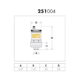 Banyo Solar Mikroblasenabscheider 1/2 Zoll Luftabscheider