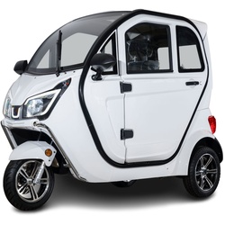 Stormborn Y8 Elektro-Kabinenroller – 3-Rad City-Car für 2 Personen mit bis zu 90 km Reichweite, Rückfahrkamera & Heizung