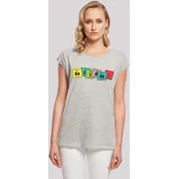 F4NT4STIC T-Shirt Shirt 'Big Bang Theory Bazinga' in grau