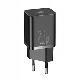 Baseus Super Si 1C Schnellladegerät USB Typ C 25W Pd Qc schwarz
