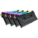 Corsair Vengeance RGB PRO schwarz DIMM Kit 32GB, DDR4-3600, CL16-19-19-36 (CMW32GX4M4D3600C16)