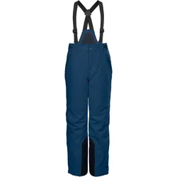 Skihose KILLTEC "KSW 79 BYS SKI PNTS", Kinder, Gr. 128, Normalgrößen, blau (ocean), 100% Polyester, sportlich, Hosen
