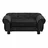 vidaXL Hundesofa 72 x 45 x 30 cm schwarz