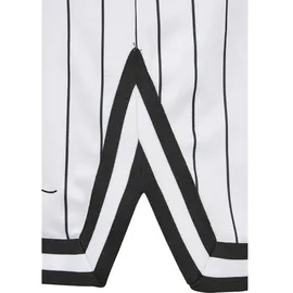 Karl Kani KM-PS011-002-02 Small Signature Pinstripe Mesh Short - Schwarz