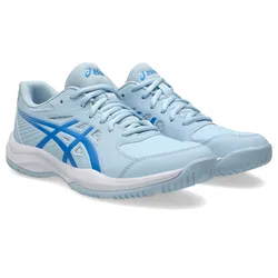 Tennisschuh ASICS "COURT SLIDE 4", Gr. 39, light blau, blau coast, Textil, Synthetik, sportlich, Schuhe, Multicourt-Schuhe
