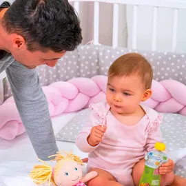 babybay babybay® Nestchenschlange, Jersey geflochten 200 cm, grau