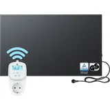 bringer-germany Bringer® Infrarotheizung - 600 (BRIH600) / BRTS: Smart Thermostat und Fernbedienung / Schwarz