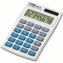 IBICO Taschenrechner 081X IB410000 8stelliges LCD-Display