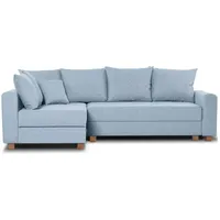 Konsimo Ecksofa Revo ¦ blau ¦ Maße (cm): B: