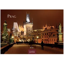 Casares Edition Prag Kalender 2027 – Wandkalender Fotokalender 35x50cm Grosses Format - Hochwertige Fotos von Prags bekanntesten Bauwerken, historischen Plätzen und malerischen Ecken