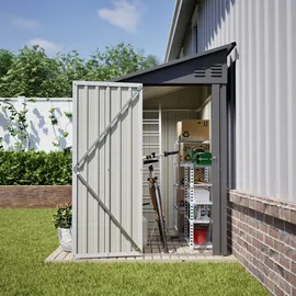rolipo Gerätehaus 1,24 x 1,92 m Grau
