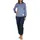 RELAX by Normann Frottee Pyjama Langarm mit Bündchen Blau 40/42