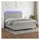 vidaXL Boxspringbett 180 x 200 cm Hellgrau
