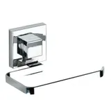 Wenko Toilettenpapierhalter Quadro silber, 1 St.