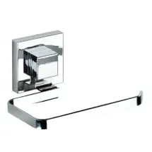 Wenko Toilettenpapierhalter Quadro silber, 1 St.